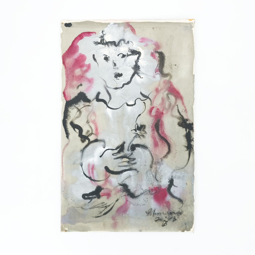 Girl with Flower - Robert Lohman