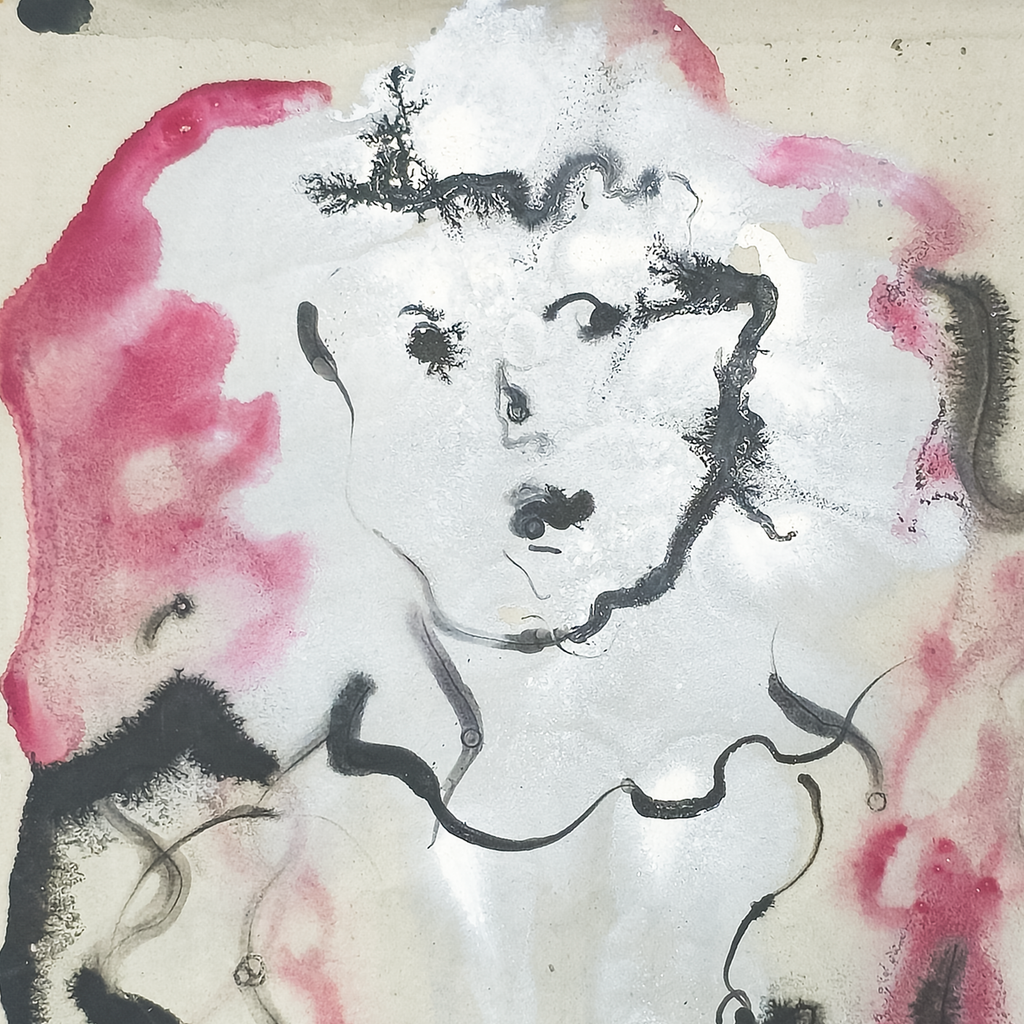 Girl with Flower - Robert Lohman