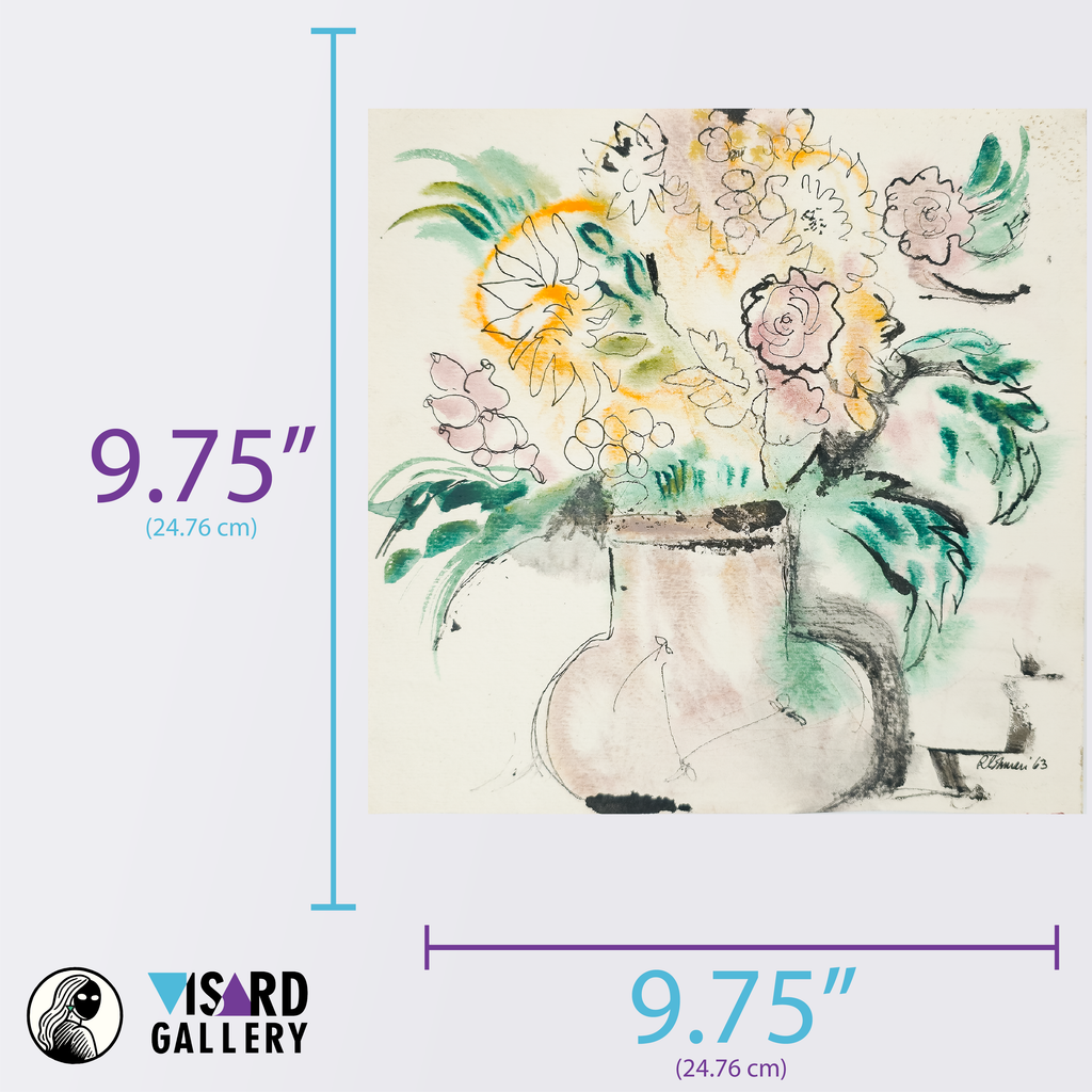 Vase and Flowers - Robert Lohman