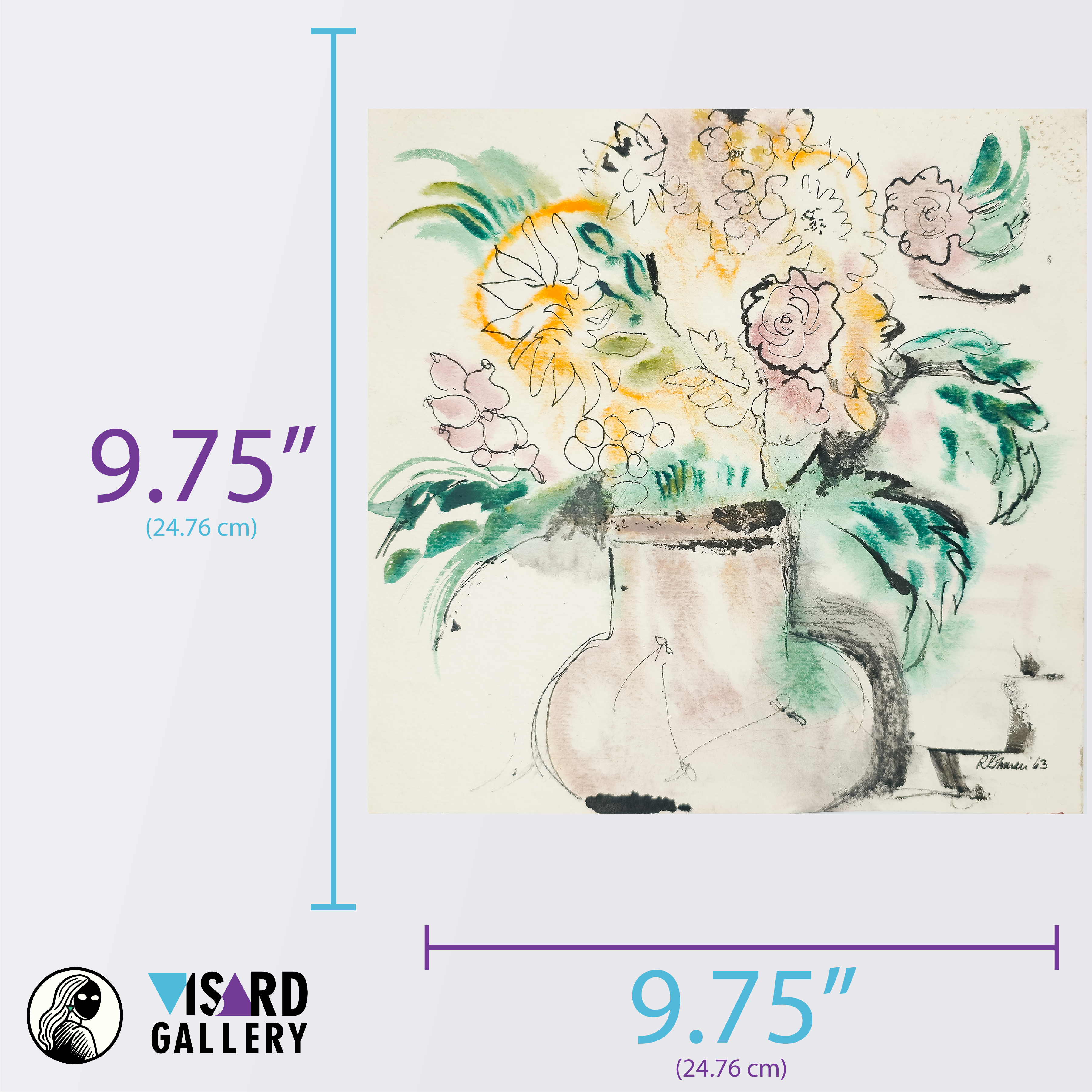Vase and Flowers - Robert Lohman