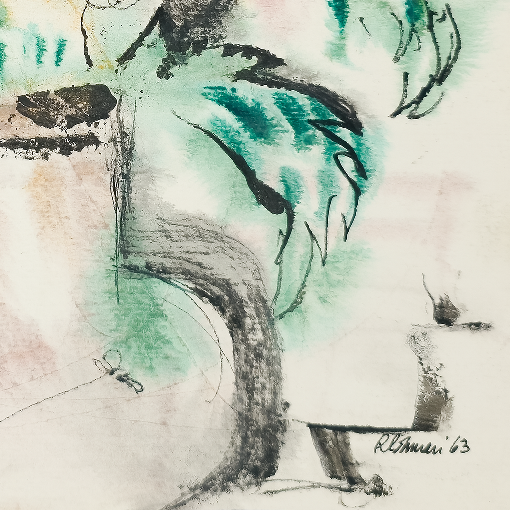 Vase and Flowers - Robert Lohman