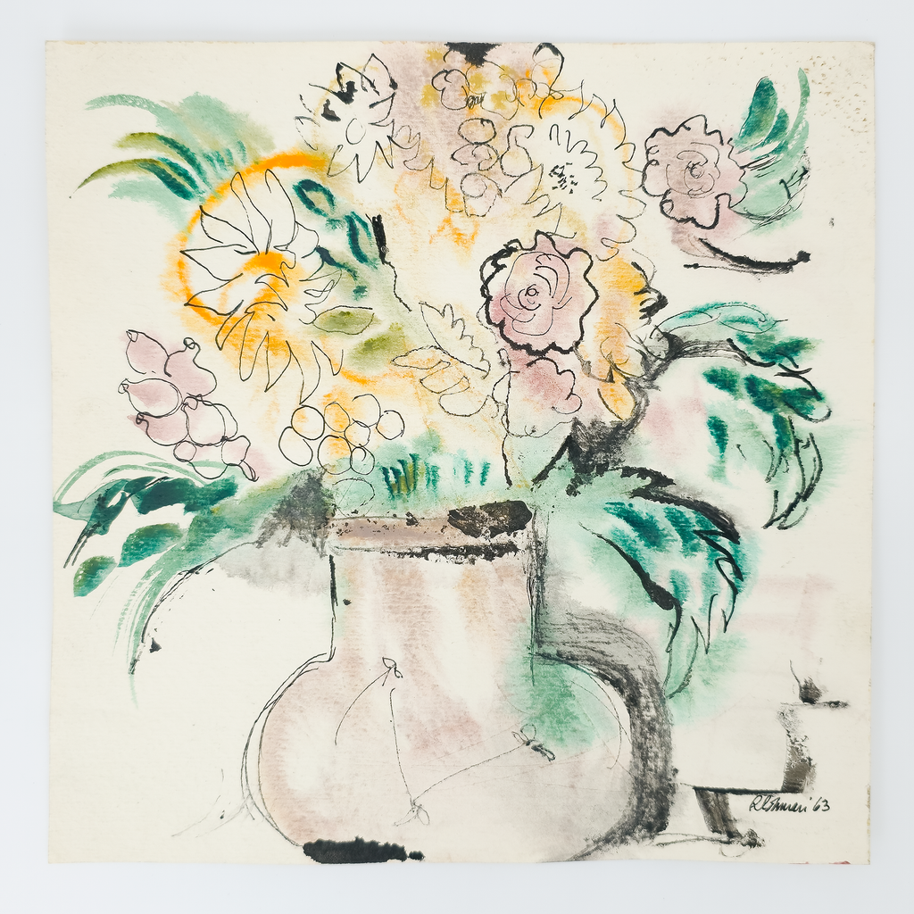 Vase and Flowers - Robert Lohman
