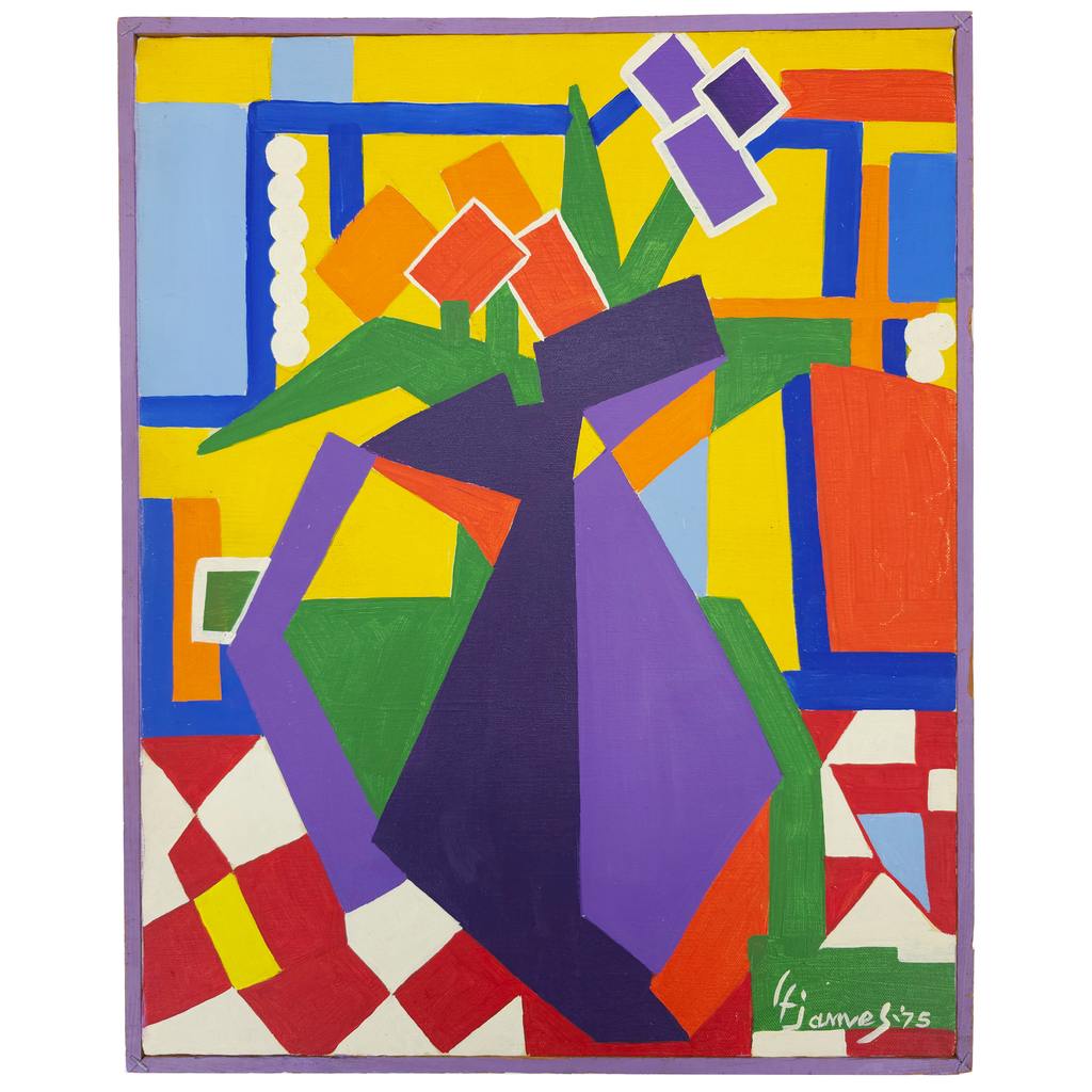 Vase and Flowers - Lloyd Franklin James, c. 1975