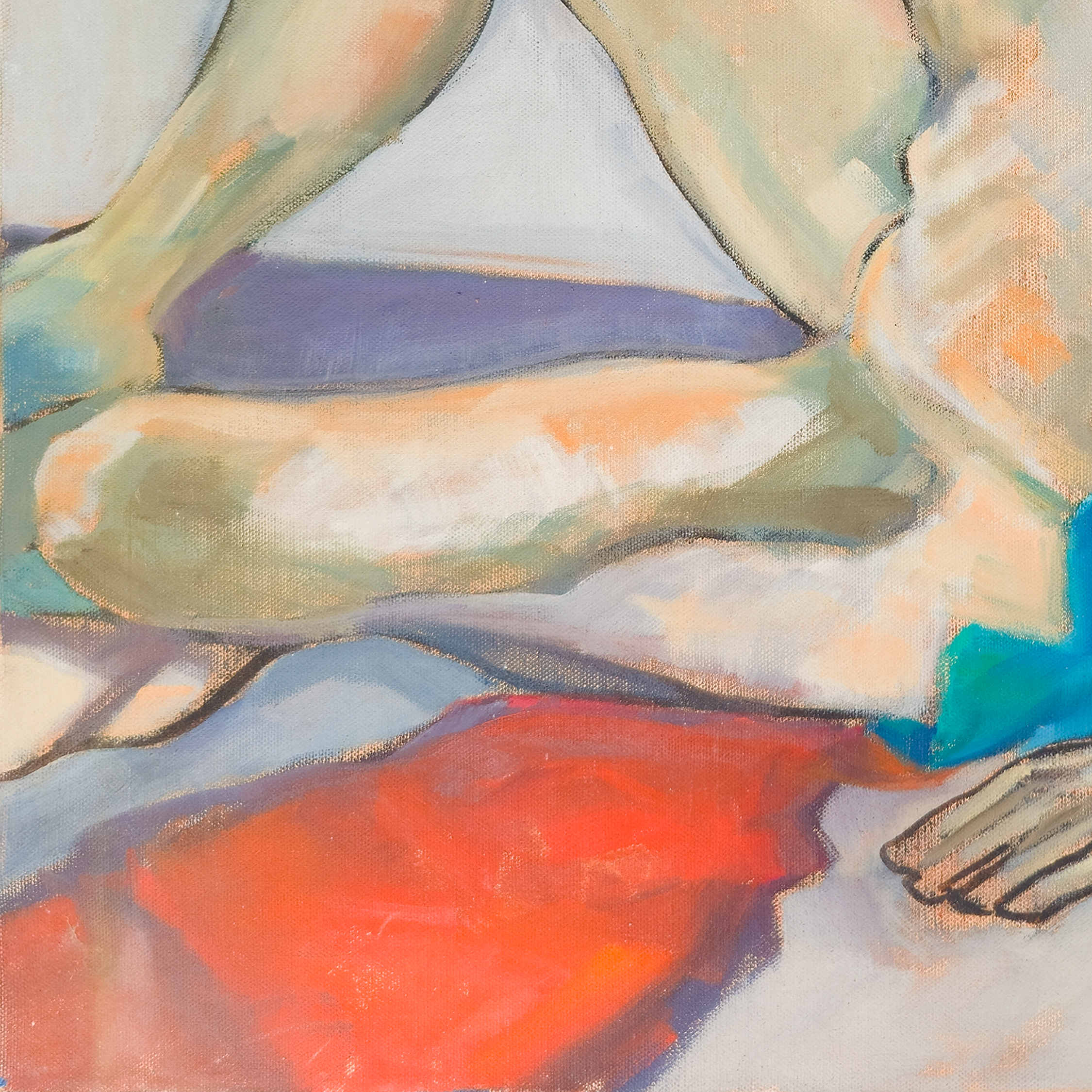 Male Nude with Distant Gaze - John Lombardo