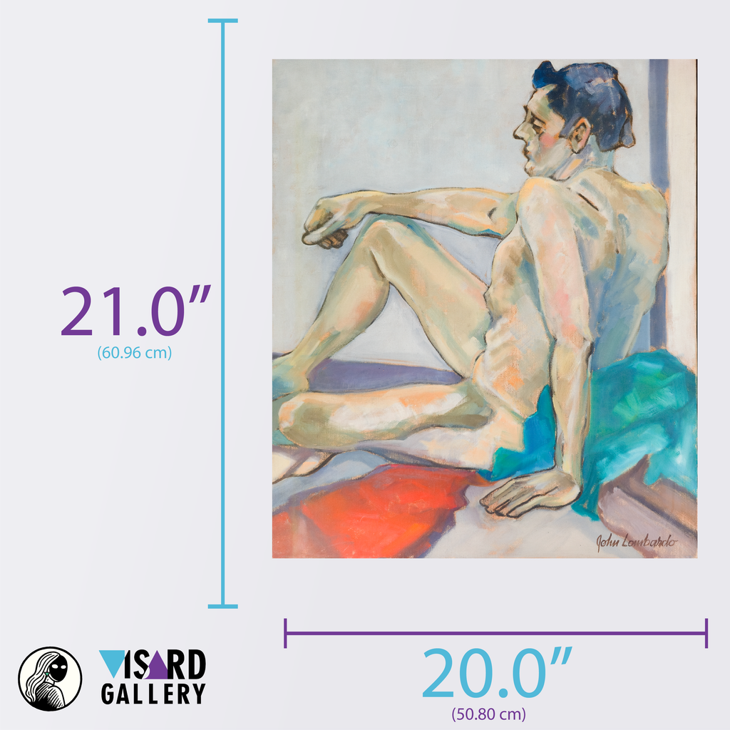 Male Nude with Distant Gaze - John Lombardo