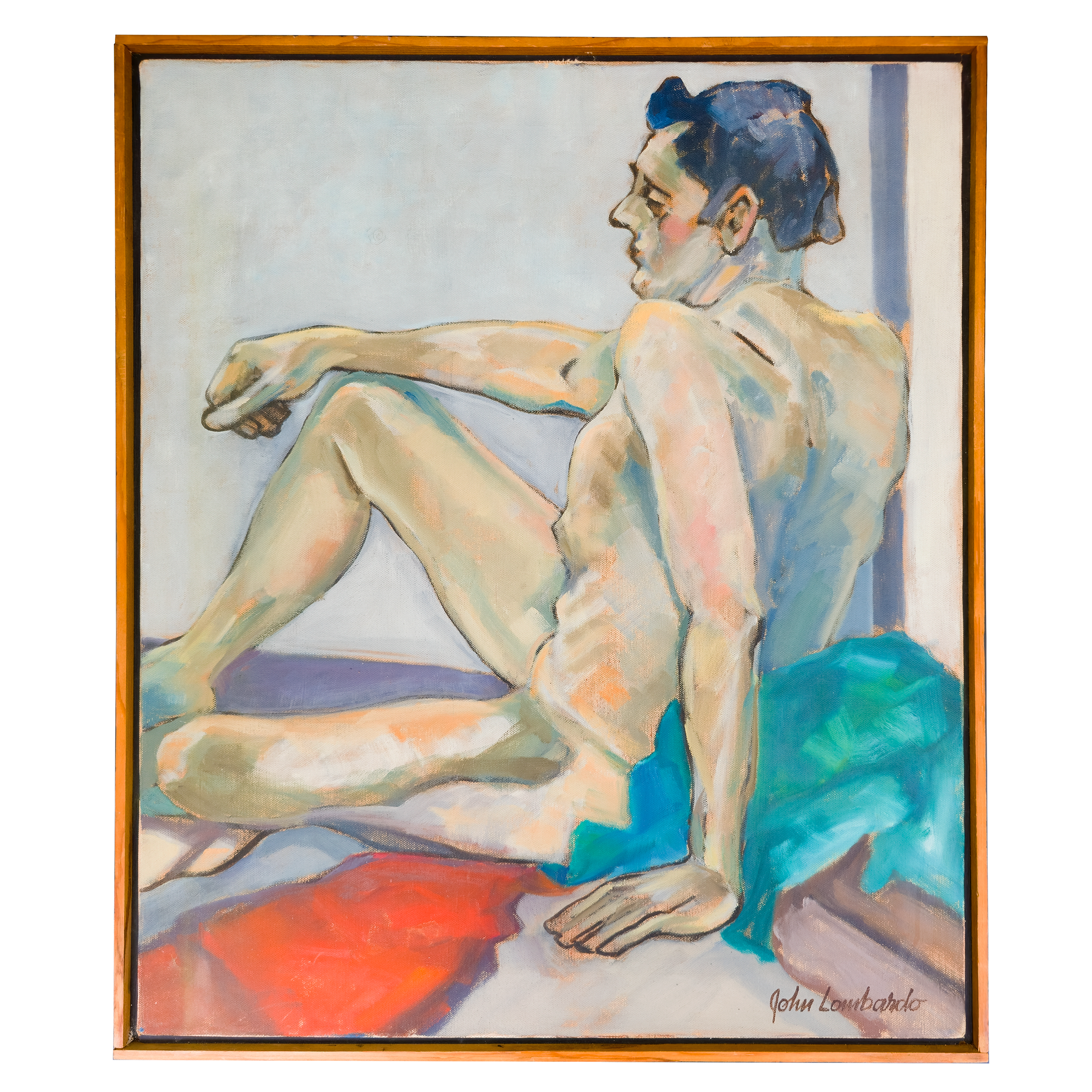 Male Nude with Distant Gaze - John Lombardo