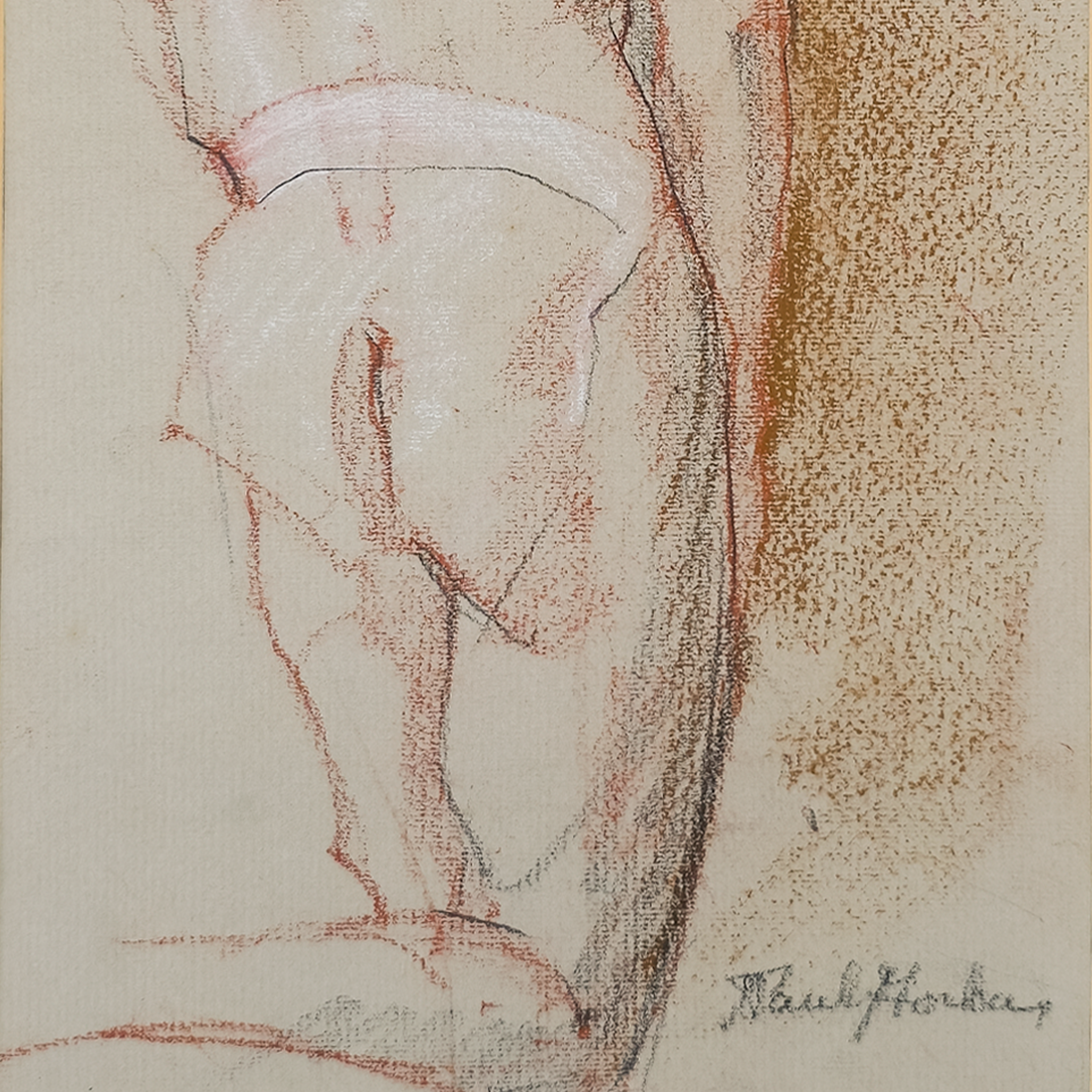 Study of a Male Nude - Paul Horbay