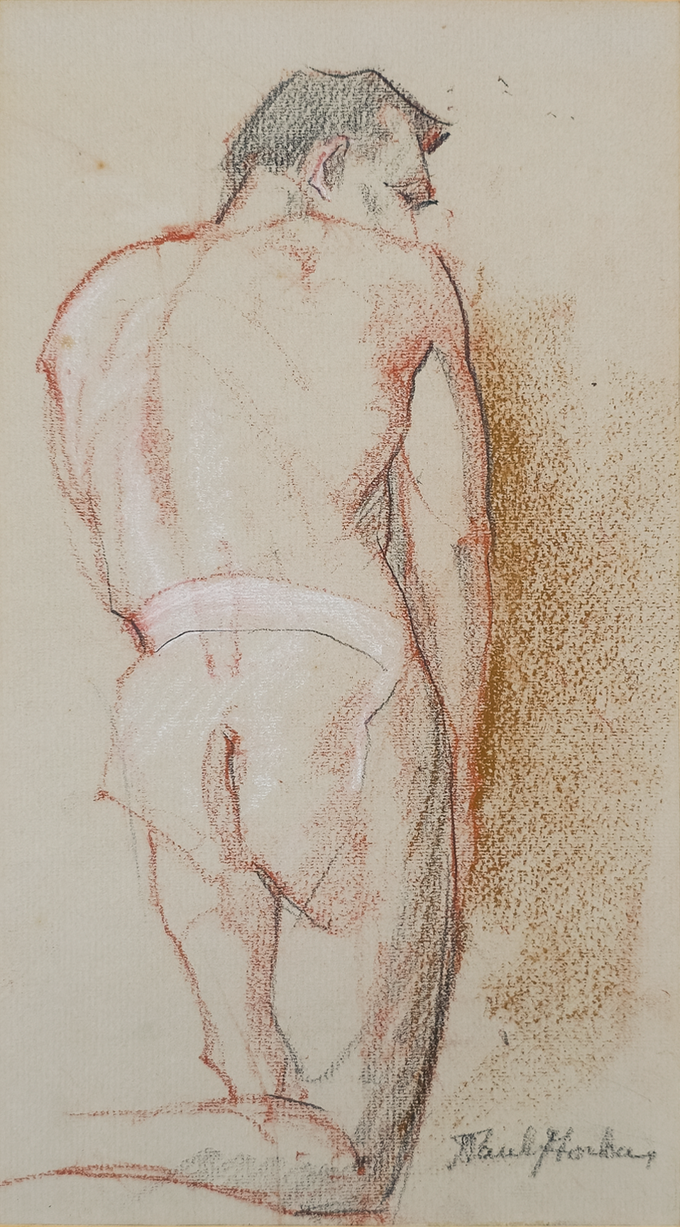 Study of a Male Nude - Paul Horbay