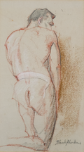 Study of a Male Nude - Paul Horbay