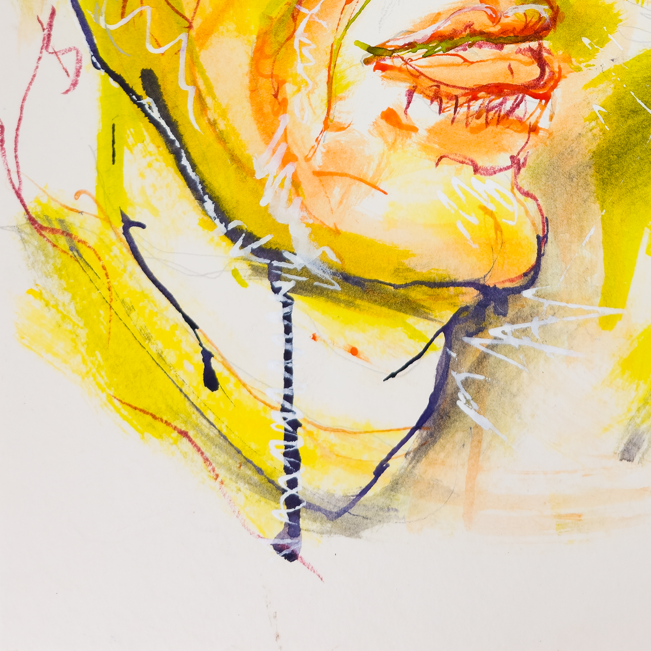 Portrait of an Expressionist Male - Frank Minuto