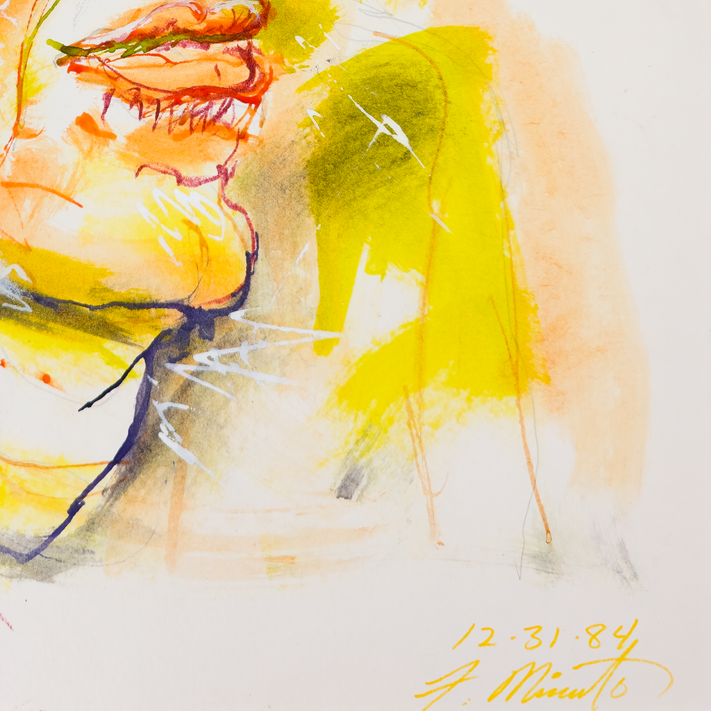 Portrait of an Expressionist Male - Frank Minuto