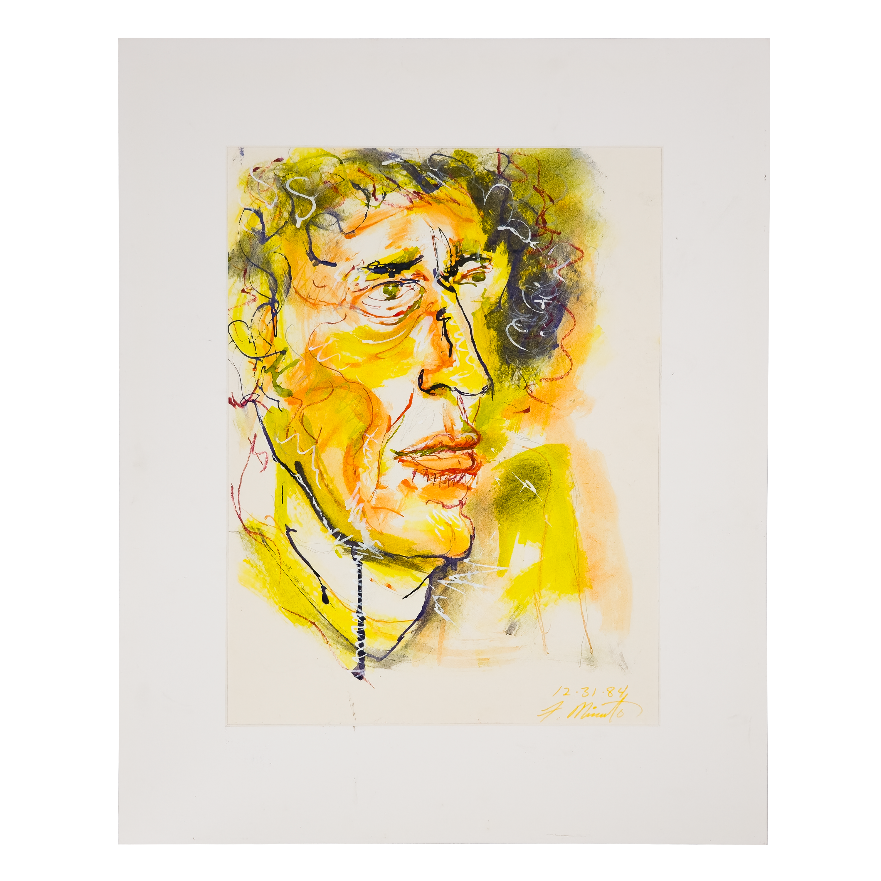 Portrait of an Expressionist Male - Frank Minuto