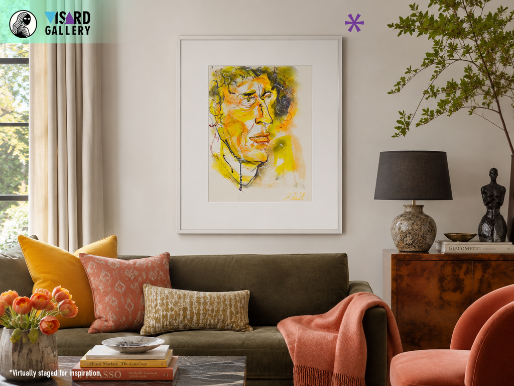 Portrait of an Expressionist Male - Frank Minuto