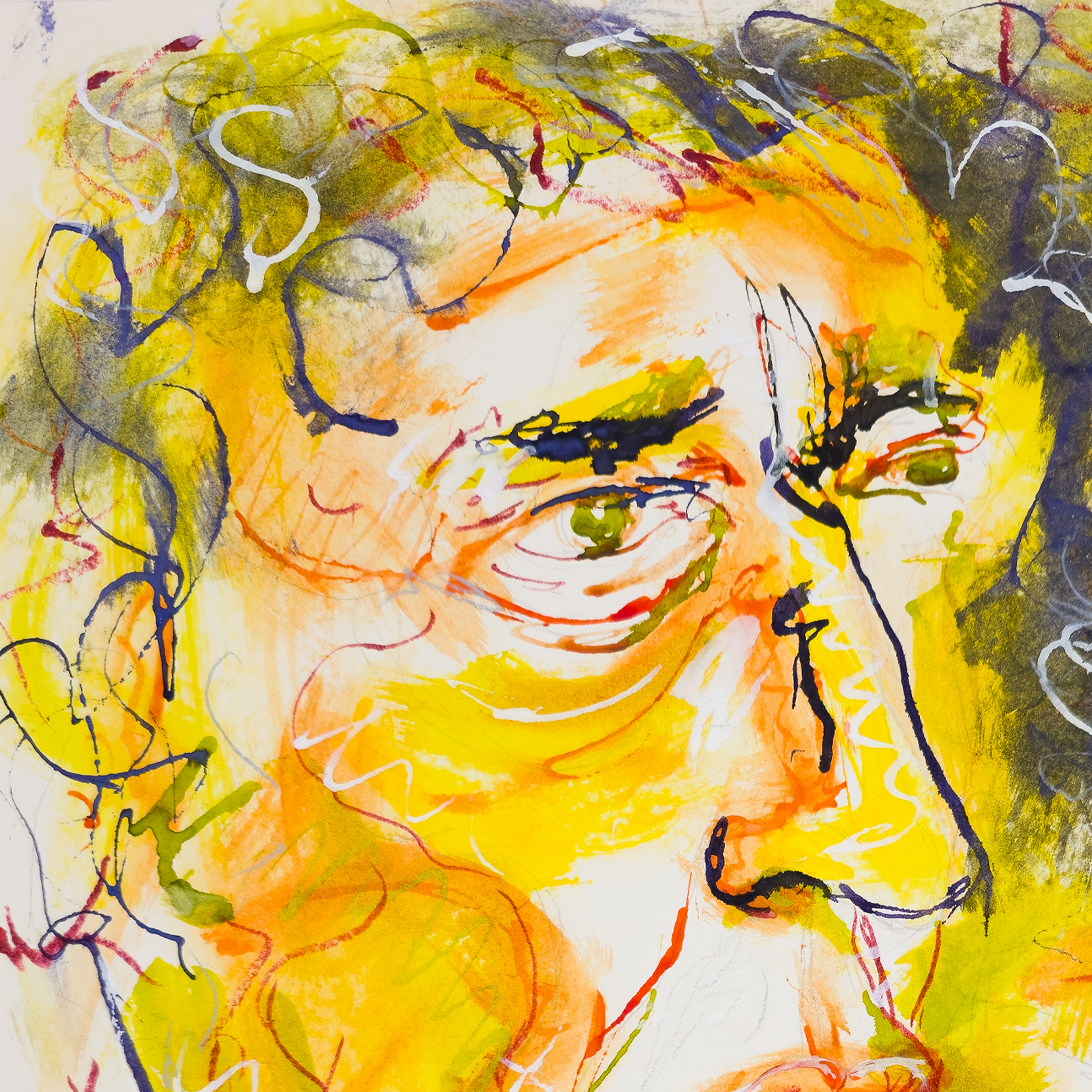 Portrait of an Expressionist Male - Frank Minuto