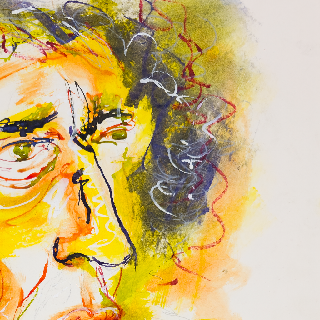 Portrait of an Expressionist Male - Frank Minuto
