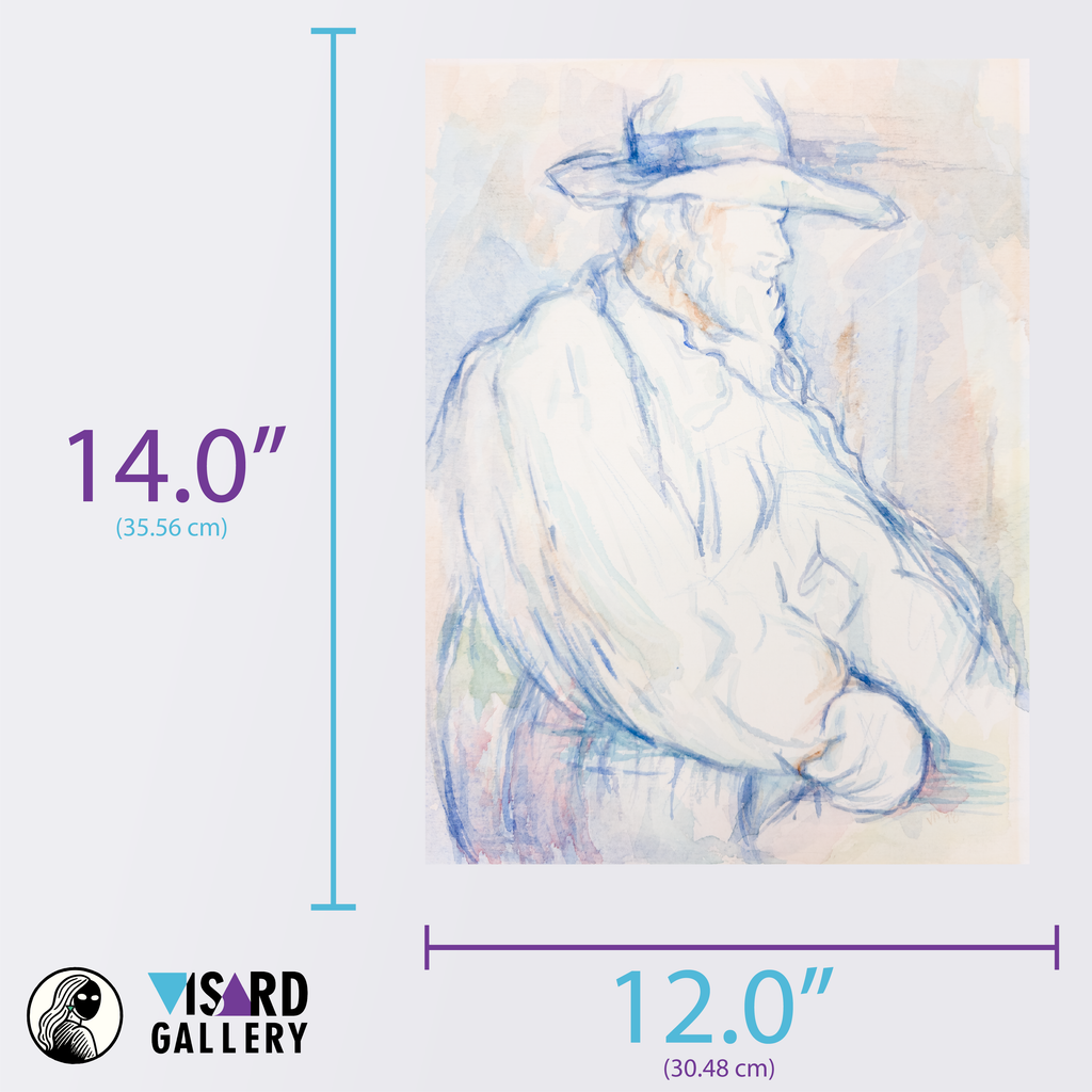 Bearded Man in Hat  - V. Morgan