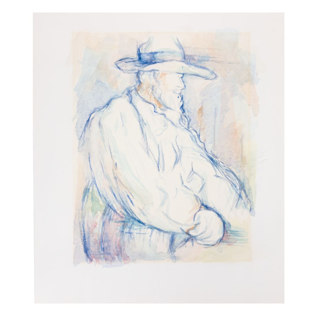 Bearded Man in Hat  - V. Morgan