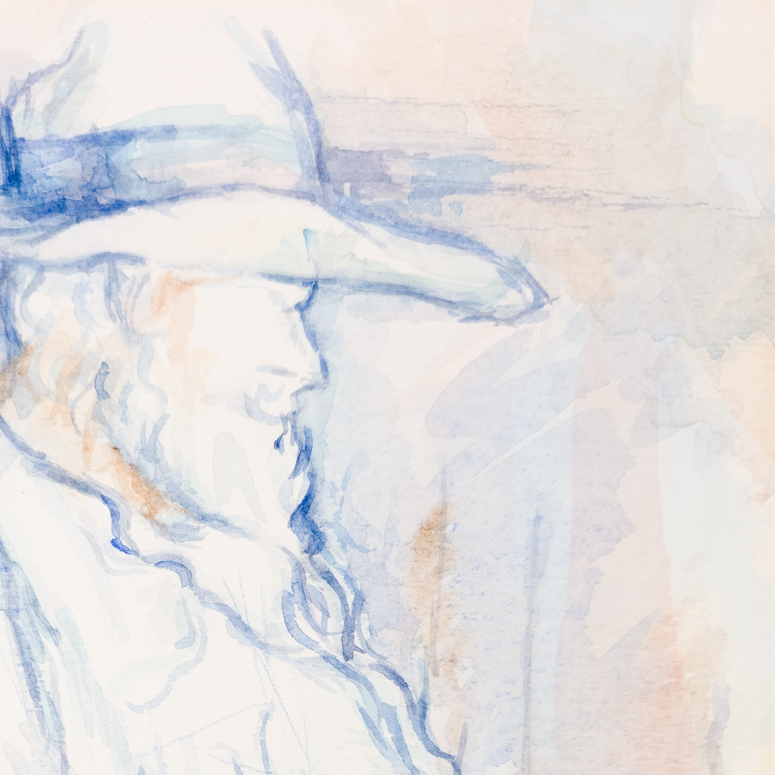 Bearded Man in Hat  - V. Morgan