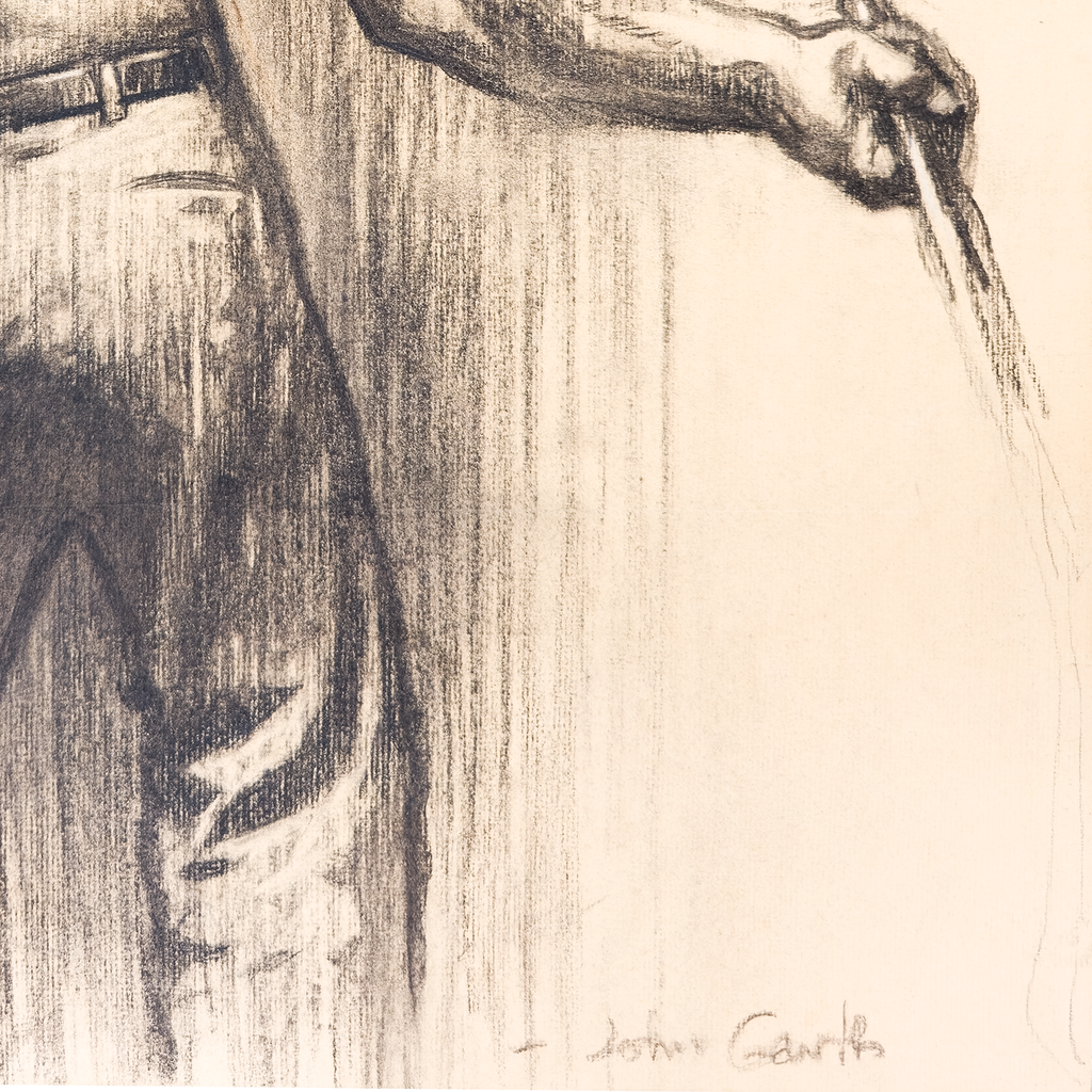 Study of Man With Bullwhip - John Garth