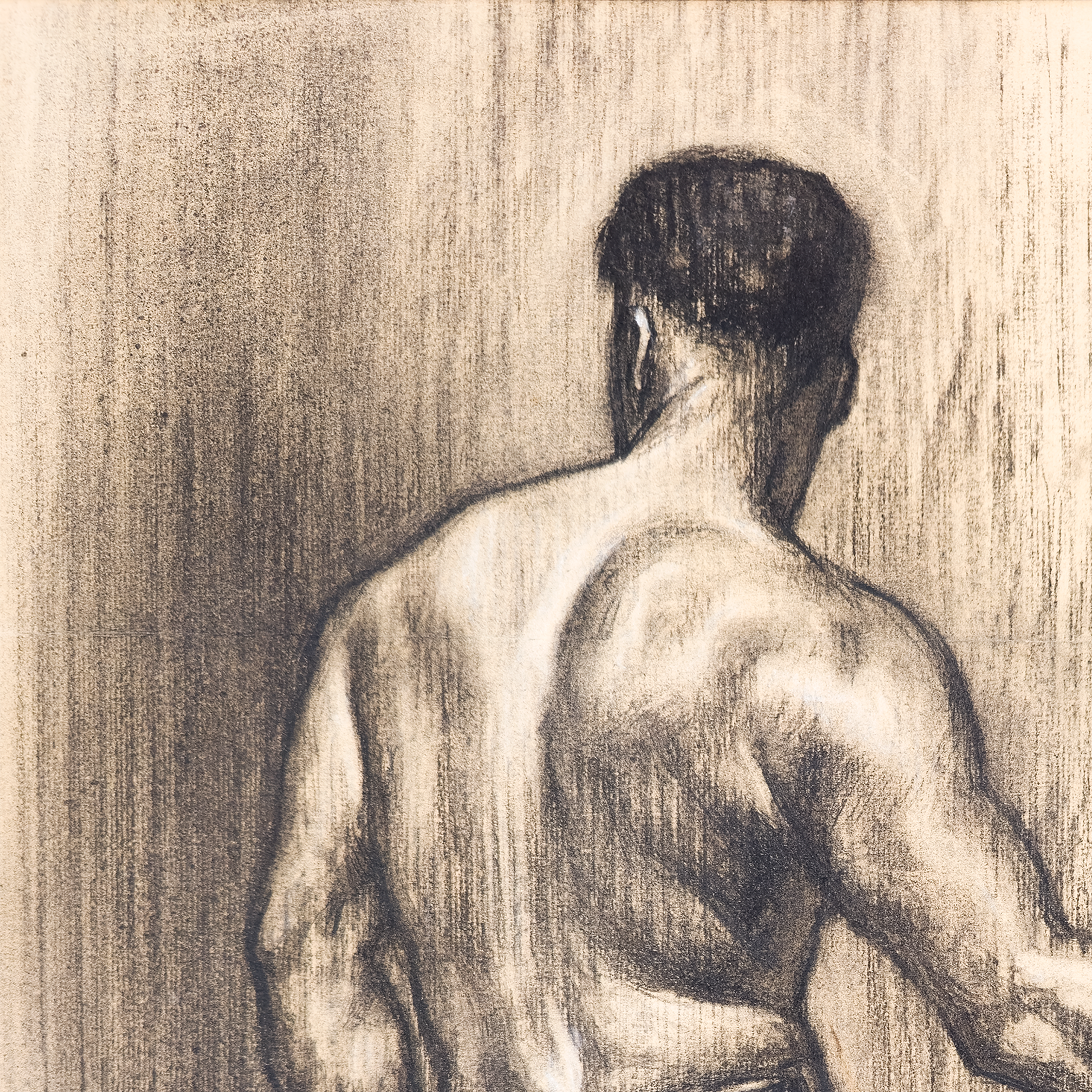 Study of Man With Bullwhip - John Garth