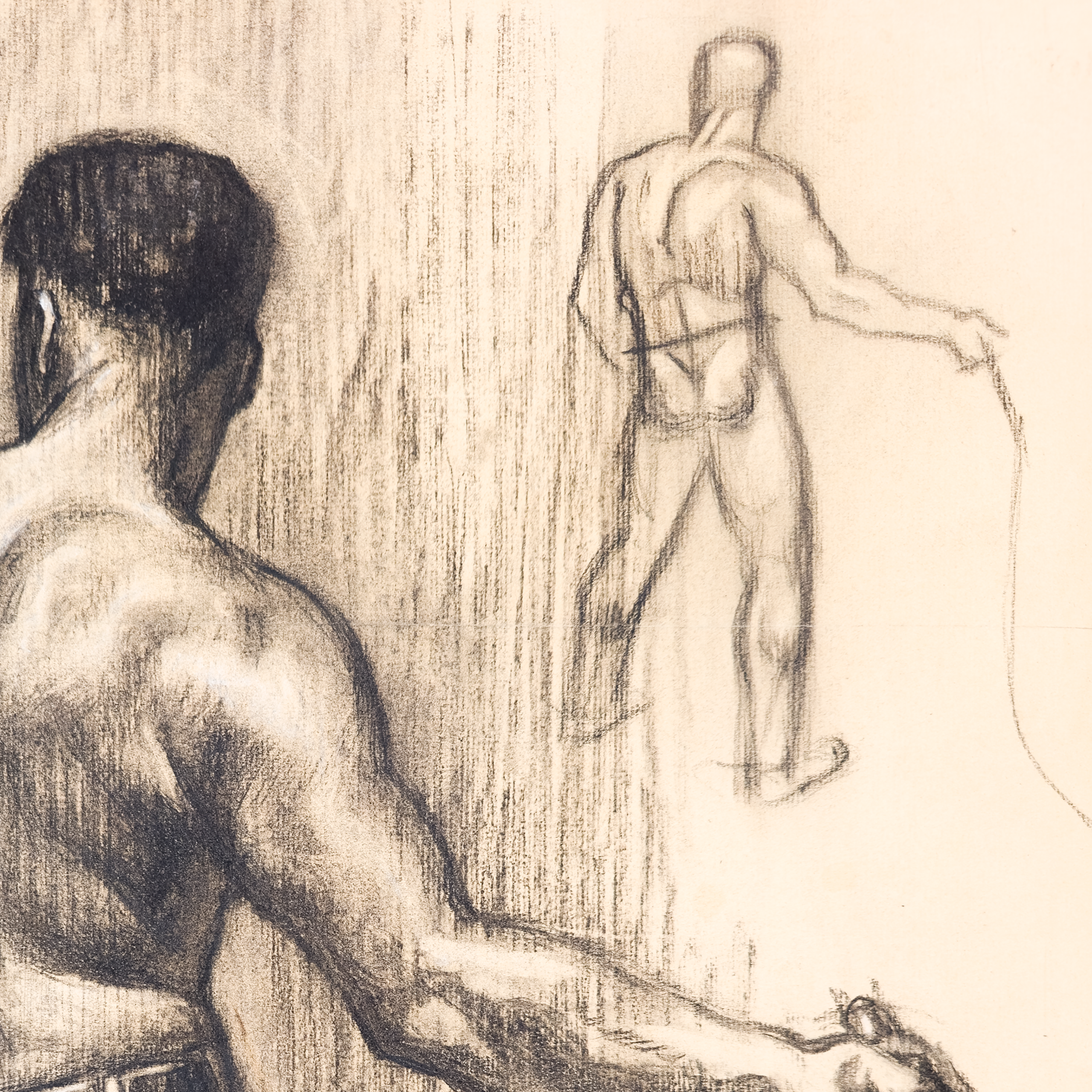 Study of Man With Bullwhip - John Garth