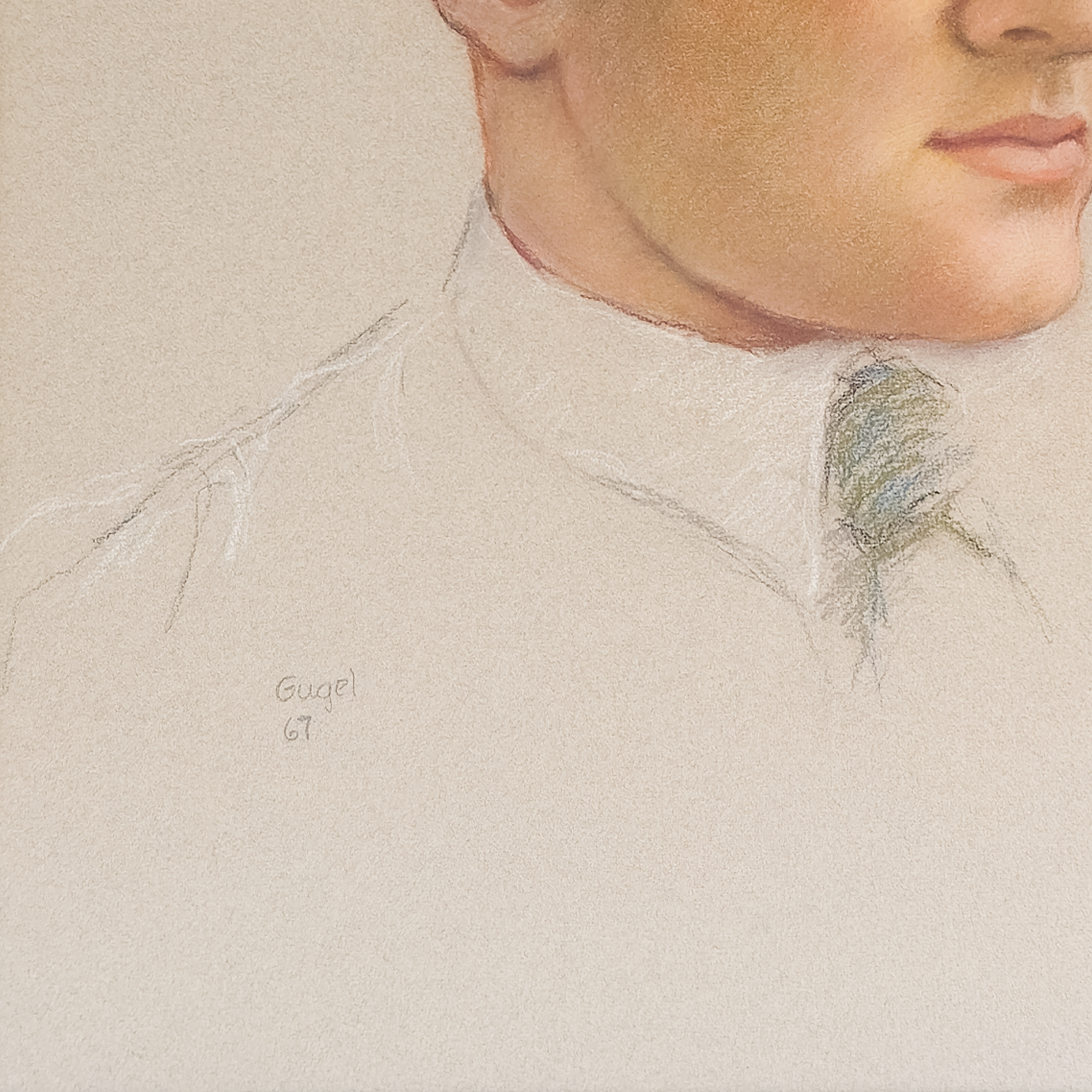 Portrait of a Handsome Man - Vivian Louise (Freundt) Gugel