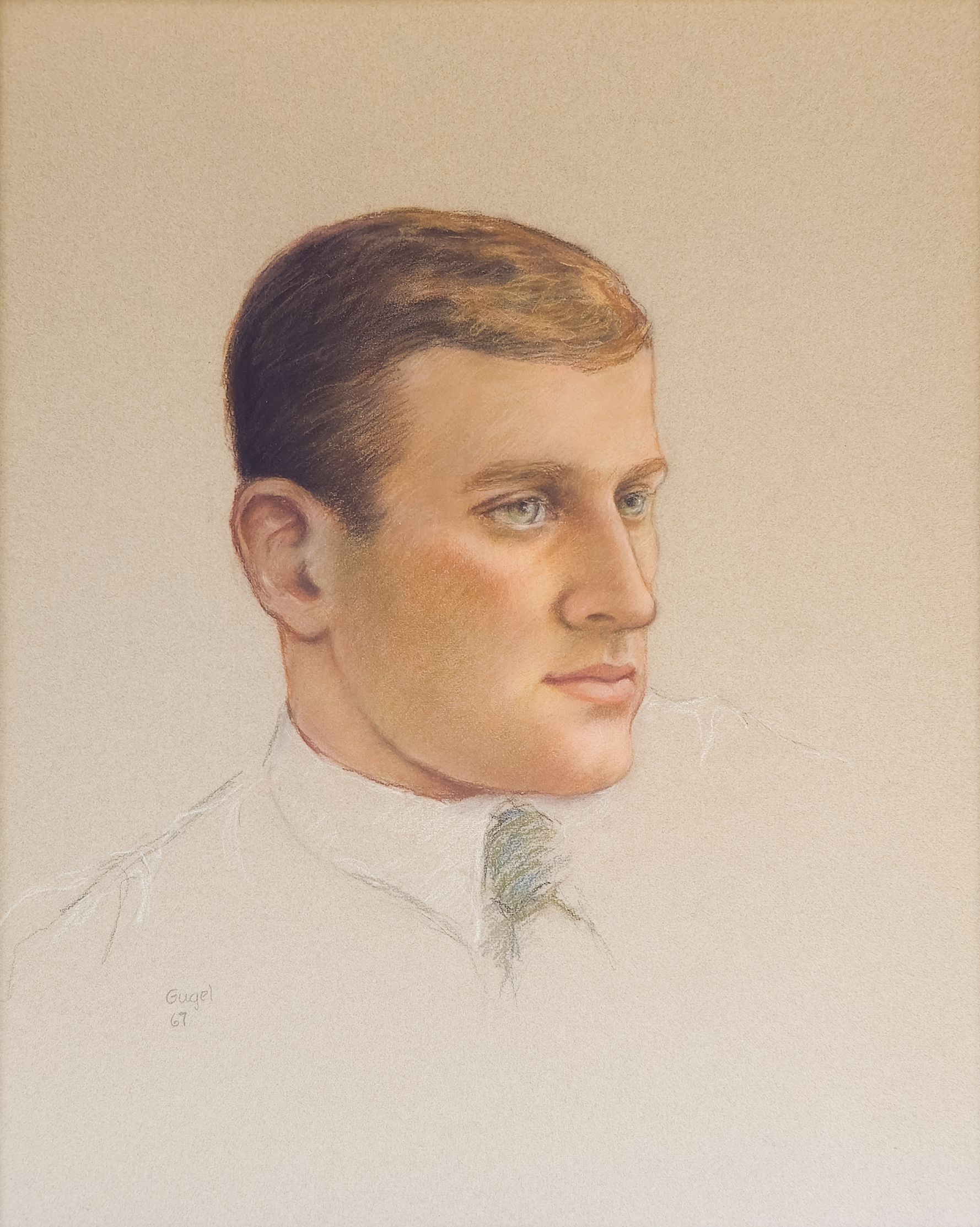 Portrait of a Handsome Man - Vivian Louise (Freundt) Gugel