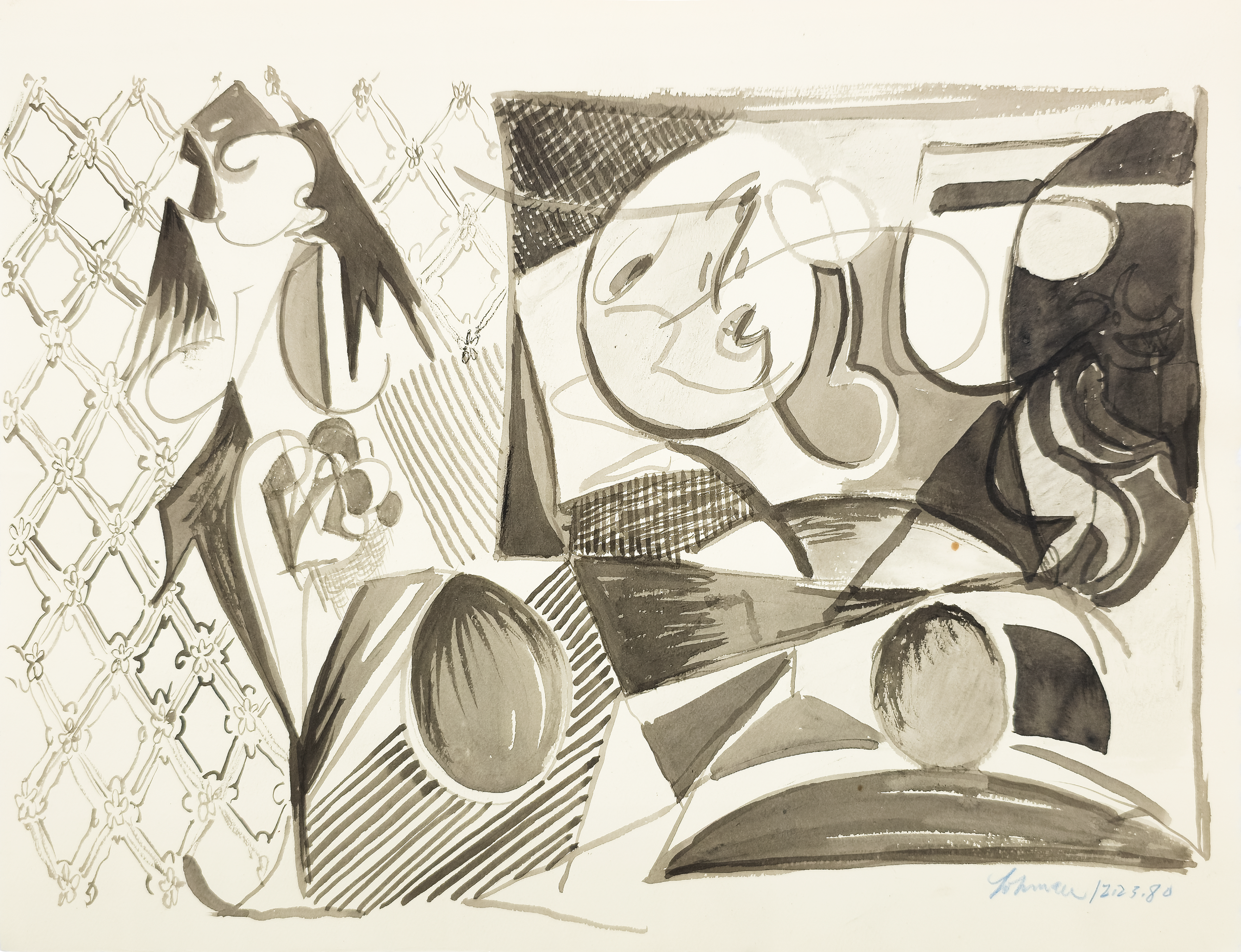 Figures in a Divided Interior - Robert Lohman
