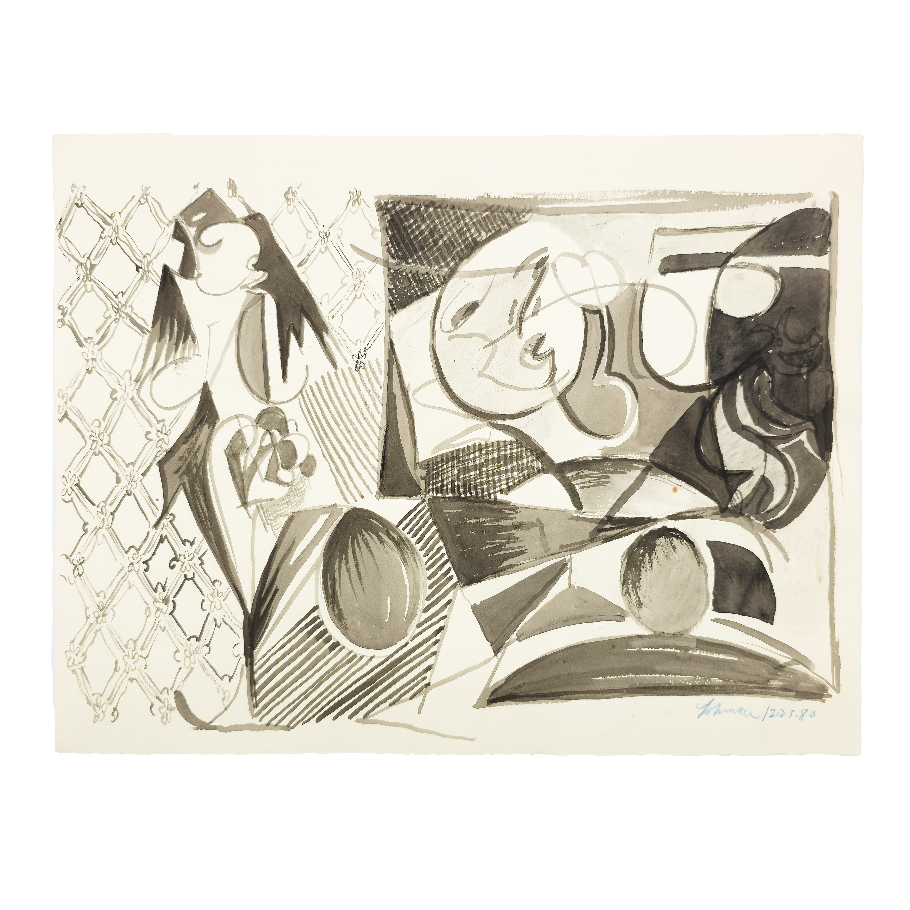 Figures in a Divided Interior - Robert Lohman