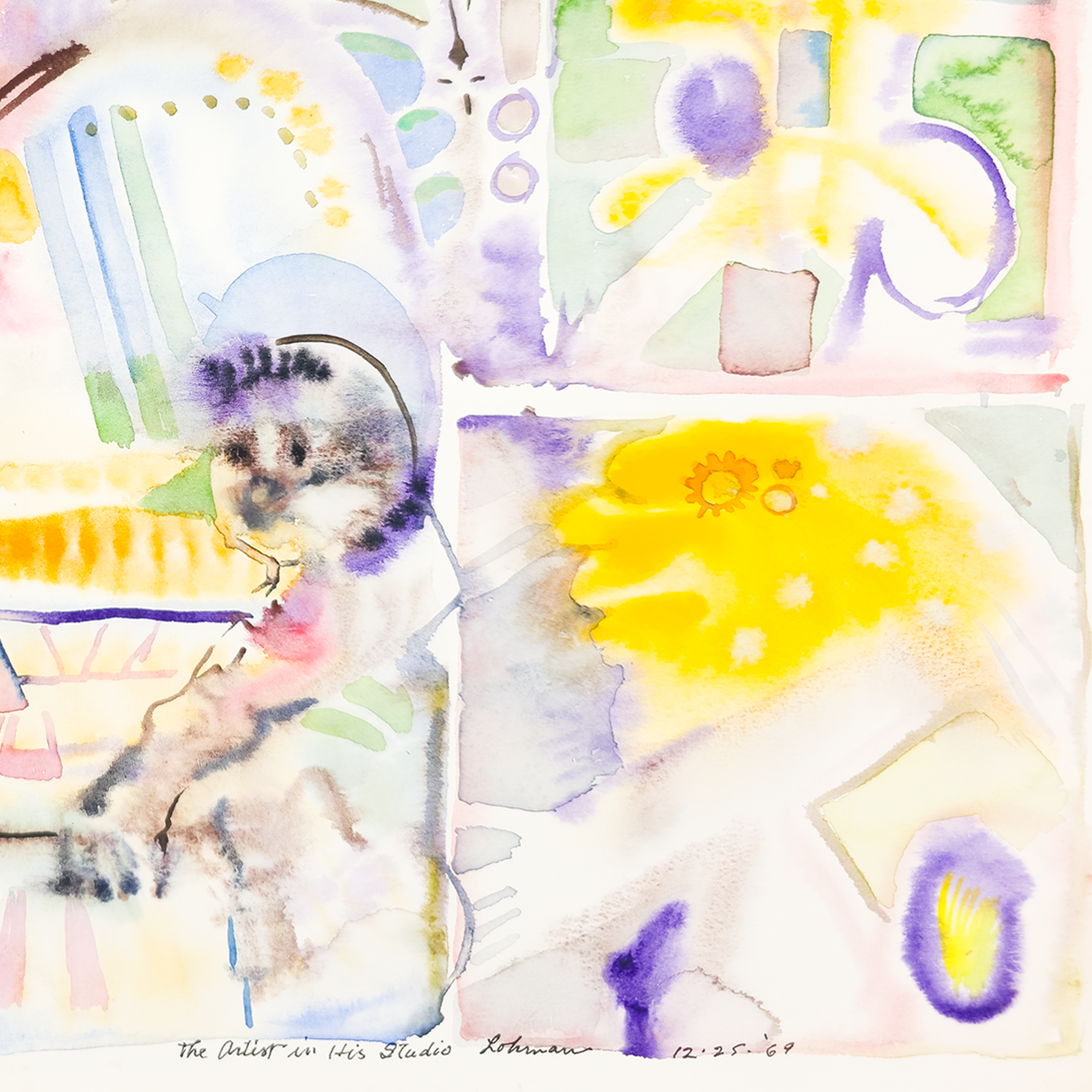 Artist in His Studio - Robert Lohman