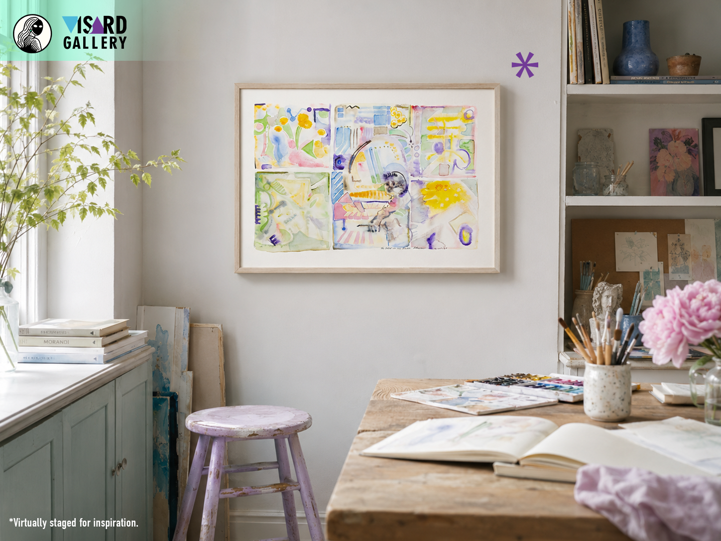 Artist in His Studio - Robert Lohman