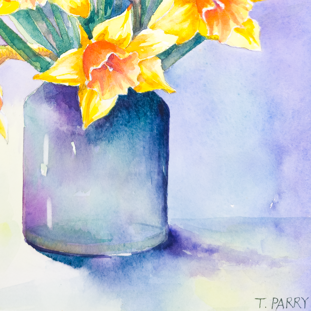 Daffodils in Vase  - Tomoko Parry