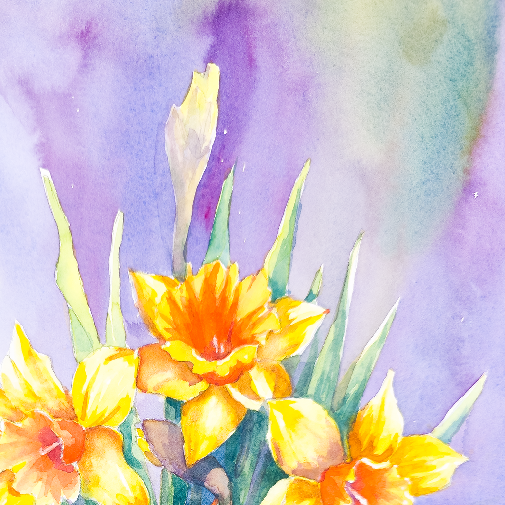 Daffodils in Vase  - Tomoko Parry