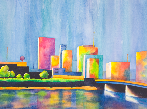 City Skyline  - Tomoko Parry