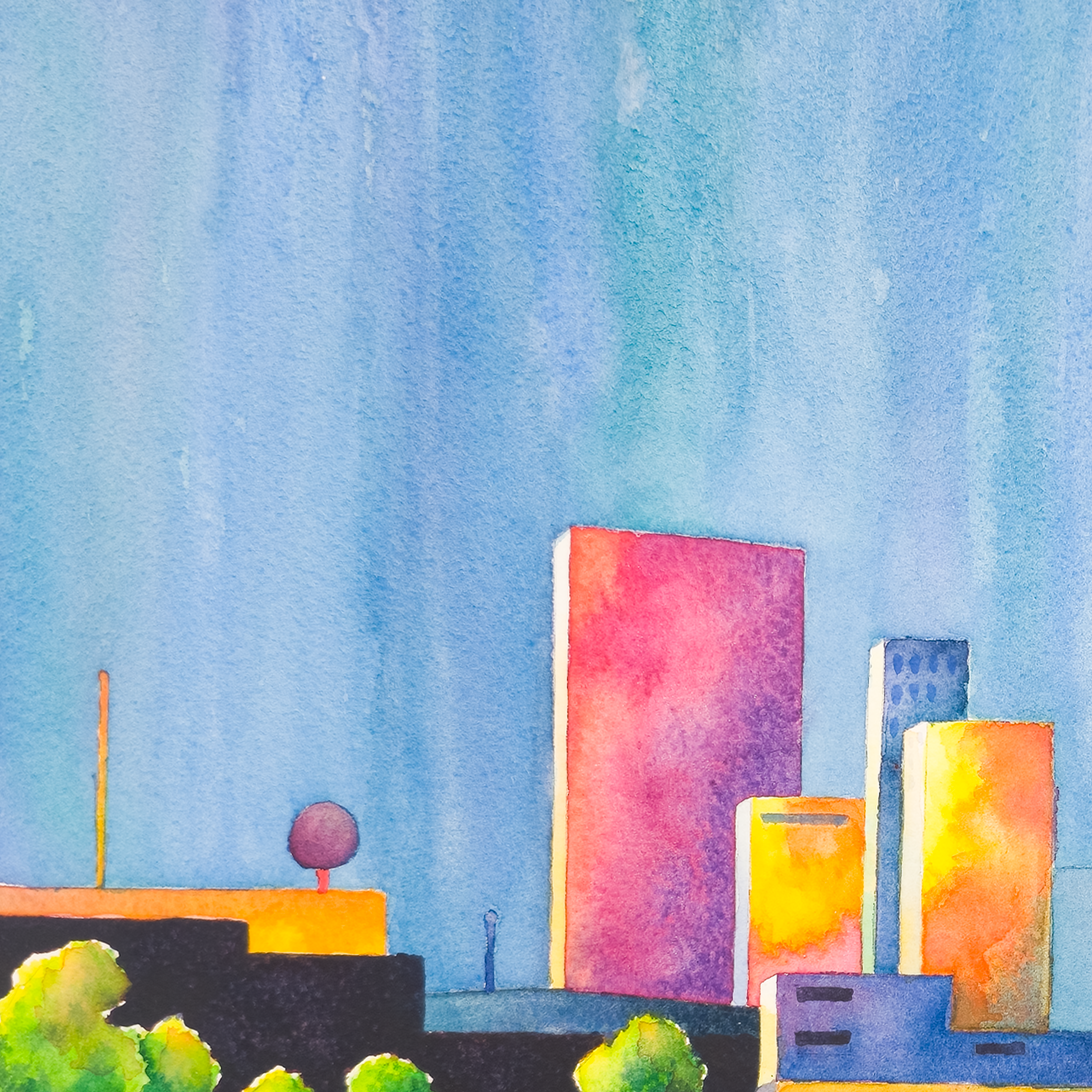 City Skyline  - Tomoko Parry