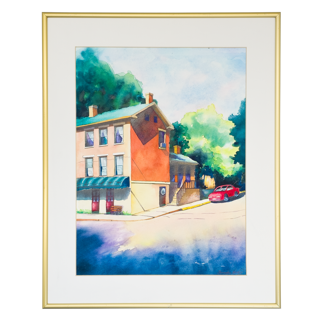 Corner House and Car - Tomoko Parry