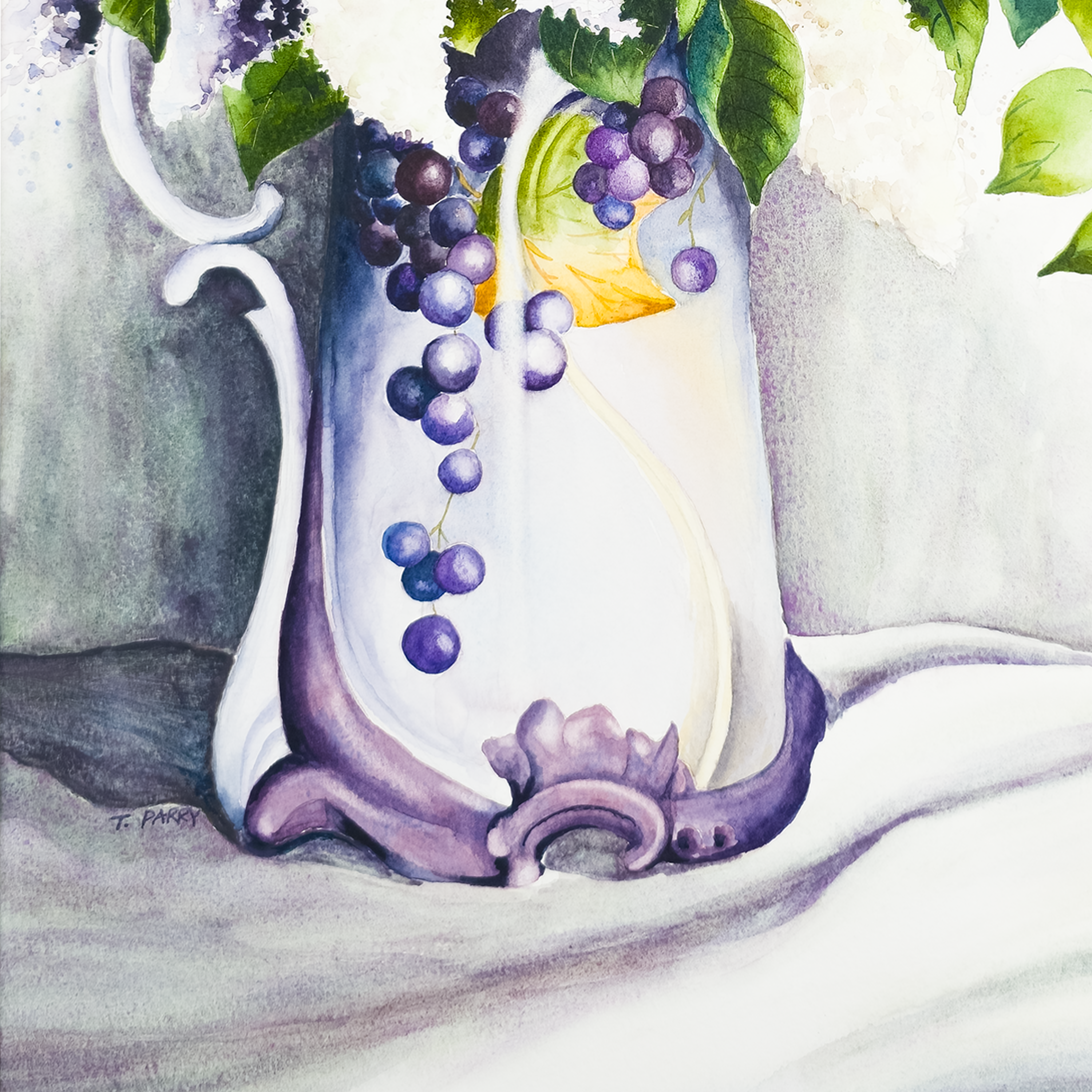 Lilacs in Vase - Tomoko Parry
