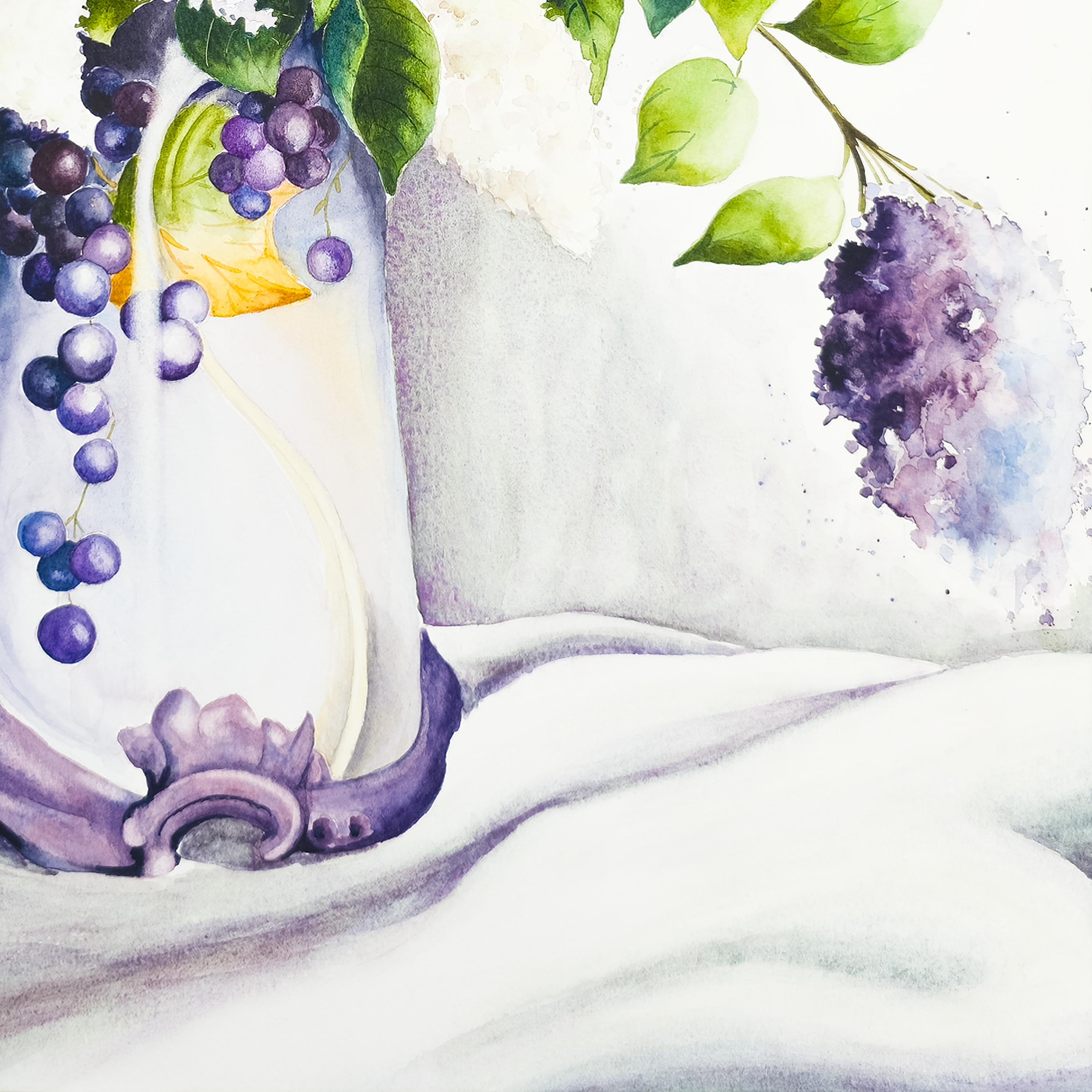 Lilacs in Vase - Tomoko Parry