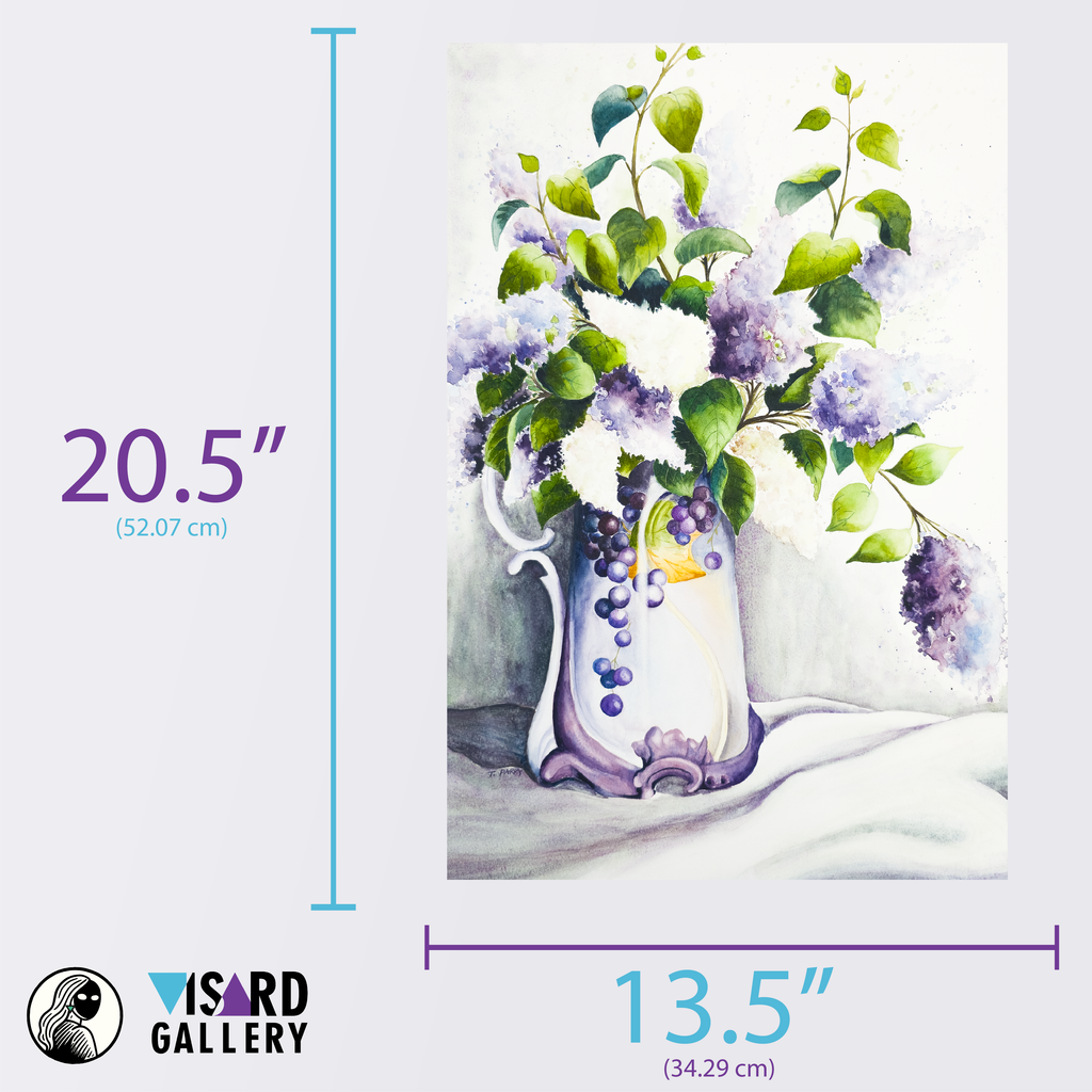 Lilacs in Vase - Tomoko Parry