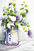 Lilacs in Vase - Tomoko Parry