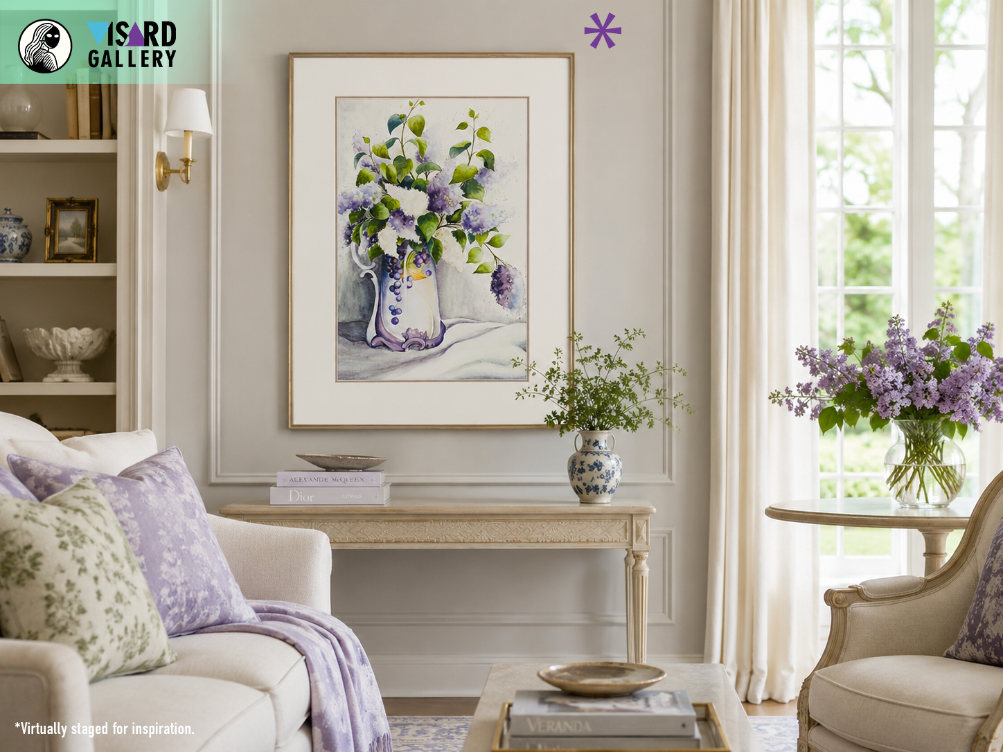 Lilacs in Vase - Tomoko Parry