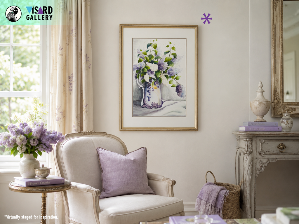 Lilacs in Vase - Tomoko Parry