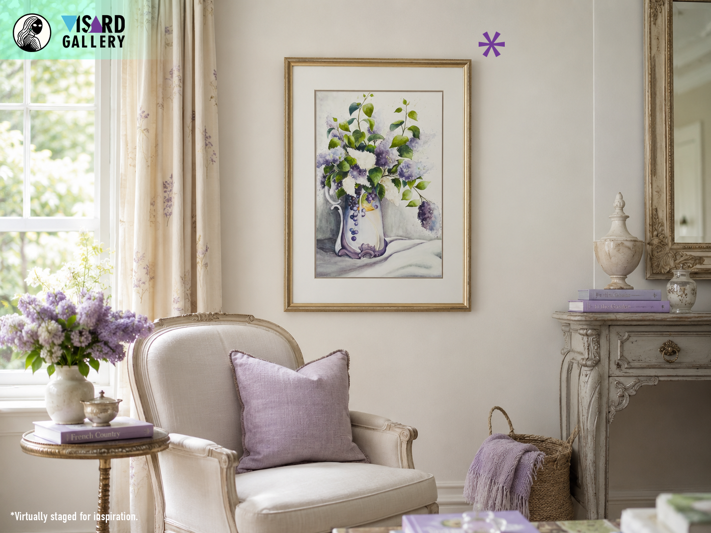 Lilacs in Vase - Tomoko Parry