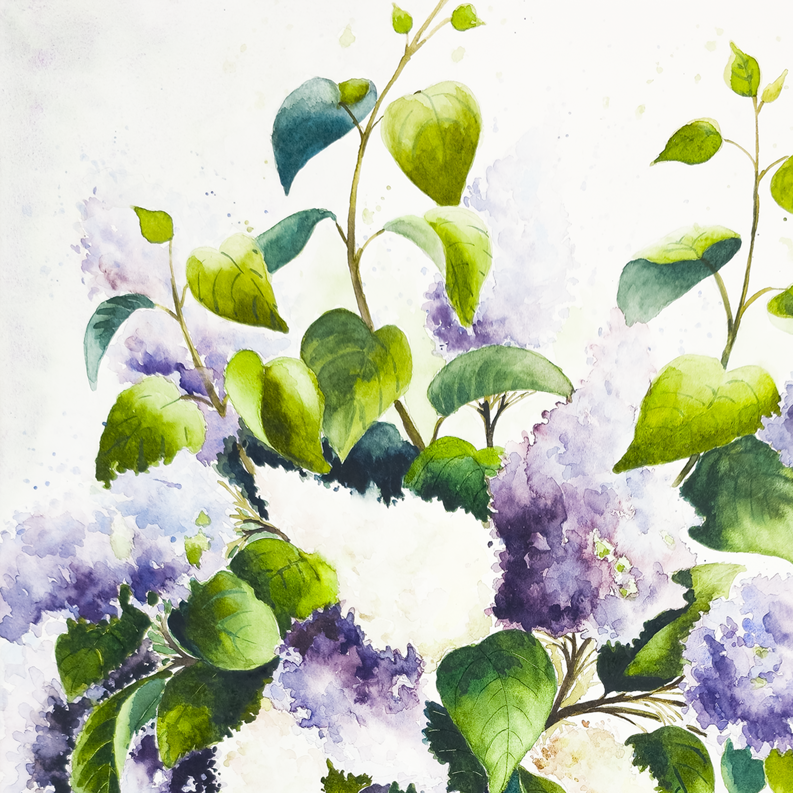 Lilacs in Vase - Tomoko Parry