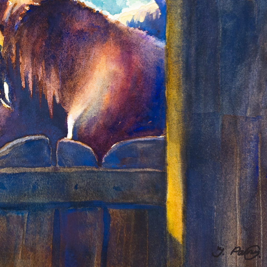 Horses Outside the Stable - Tomoko Parry