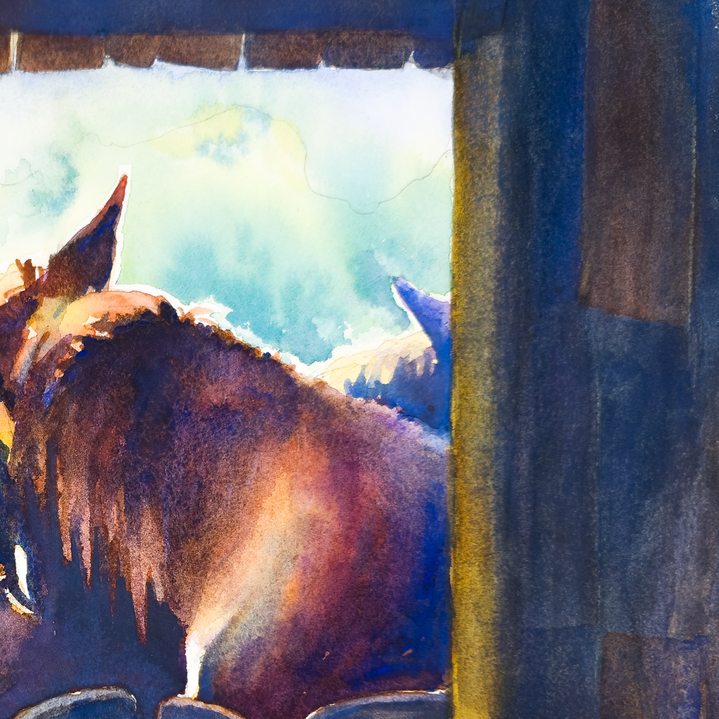 Horses Outside the Stable - Tomoko Parry