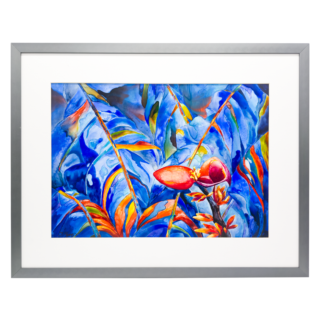 Scarlet Bloom, Tropical Cobalt - Tomoko Parry