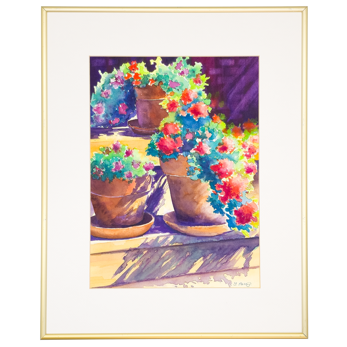 Flowers in Terracotta Pots - Tomoko Parry