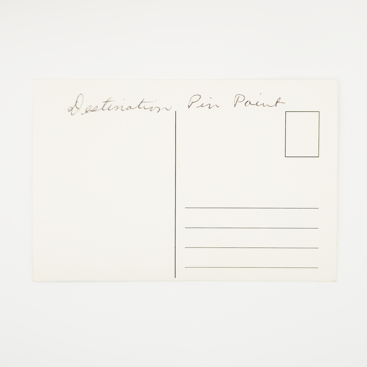 Destination Pin Point - Eva Bouzard-Hui
