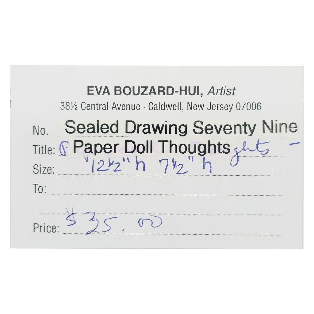 Paper Doll Thoughts - Eva Bouzard-Hui